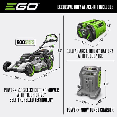 POWER+ Cordless Self-Propelled Mower Kit 53.3cm 56V 10.0Ah