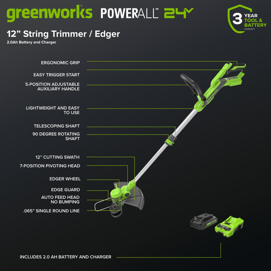 ST24B217 Cordless Trimmer Kit 30.5cm 24V