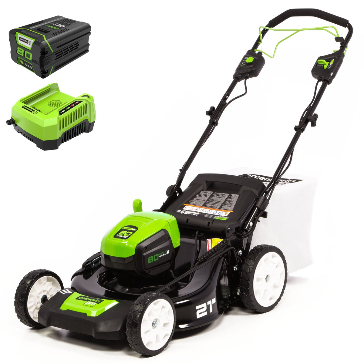 LM2138S Cordless Self-Propelled Mower Kit 53.3cm 80V 4.0Ah