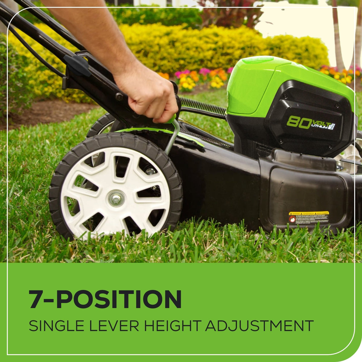 LM2138S Cordless Self-Propelled Mower Kit 53.3cm 80V 4.0Ah
