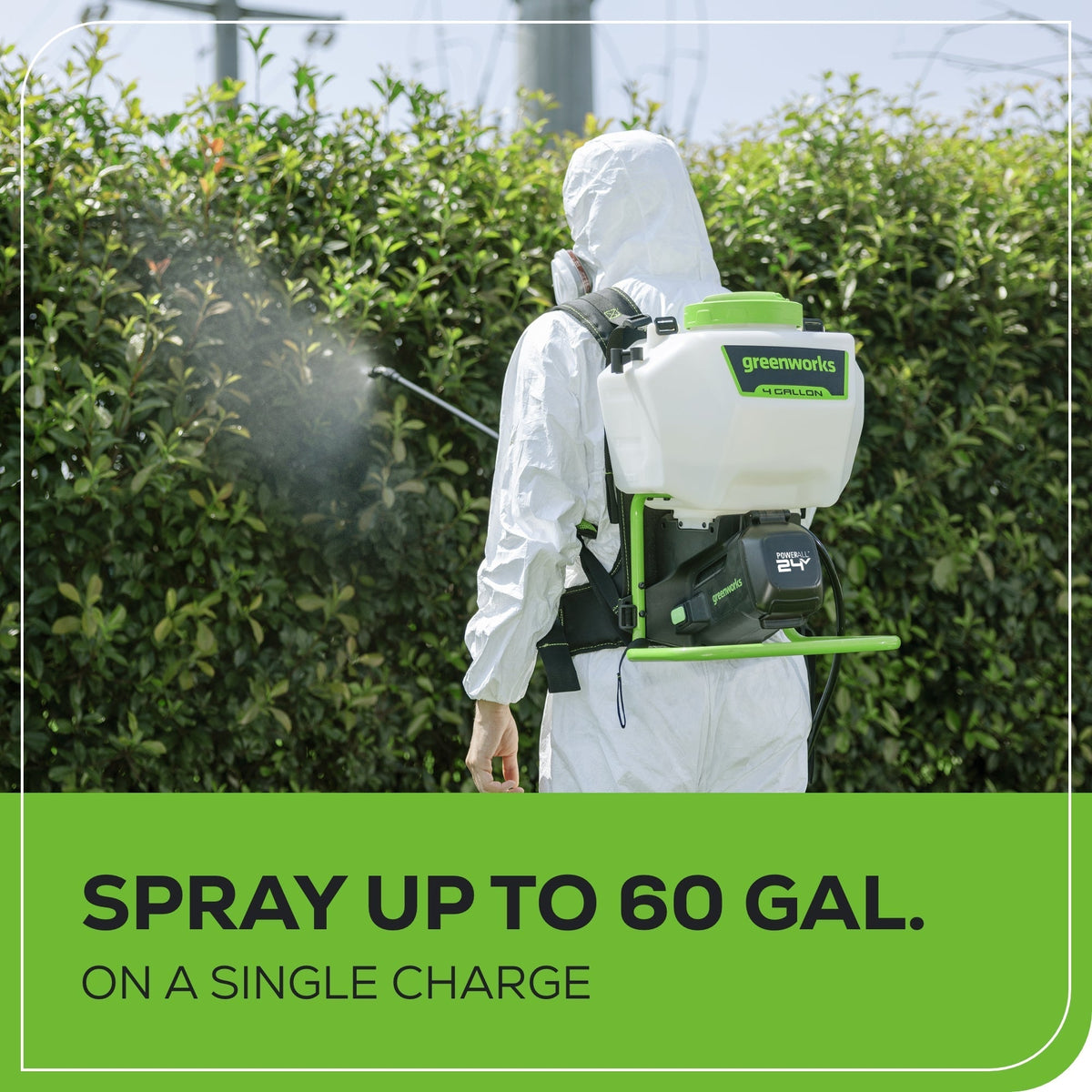 BS4A2 Cordless Backpack Sprayer 15.1L 24V 2.0Ah