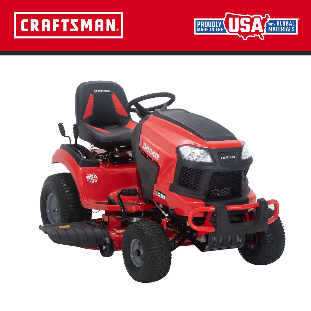 T2200K Turn Tight Gas Lawn Tractor 106.7cm 20 HP