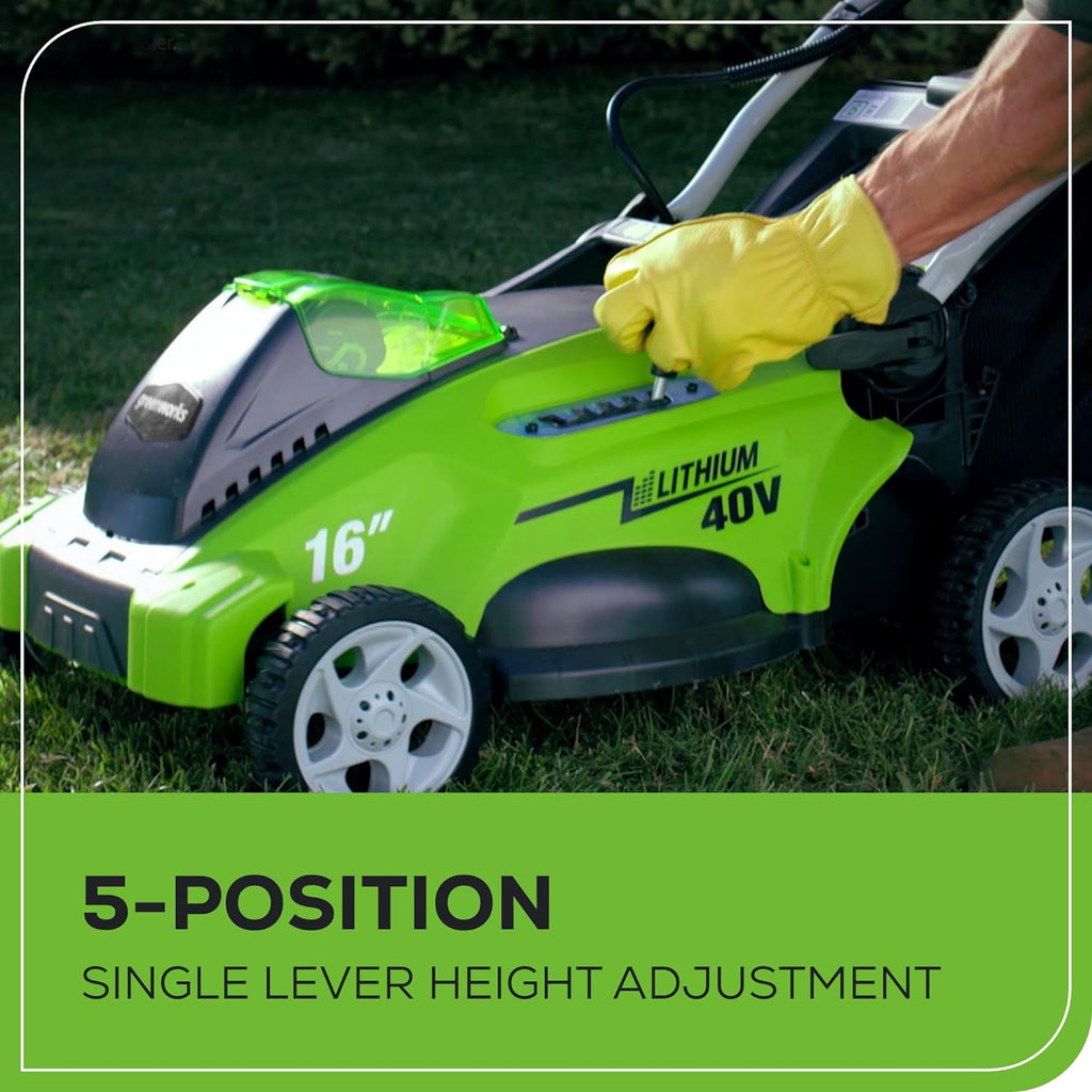LM1604 Cordless Push Mower Kit 40.6cm 40V