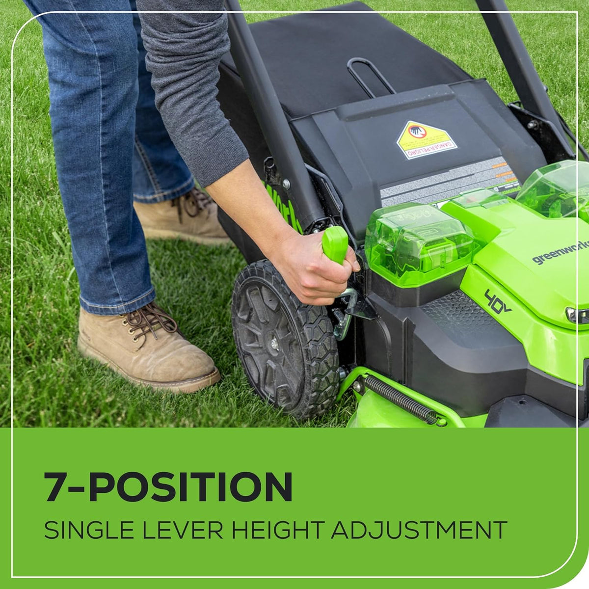 MO40L515 Cordless Self-Propelled Mower Kit 63.5cm 40V 4.0Ah