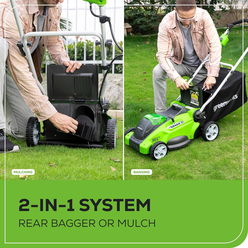 LM1604 Cordless Push Mower Kit 40.6cm 40V