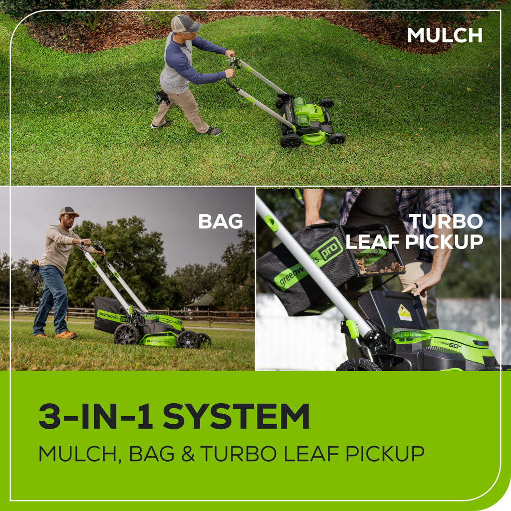 60V Cordless Self-Propelled Lawn Mower 63.5cm