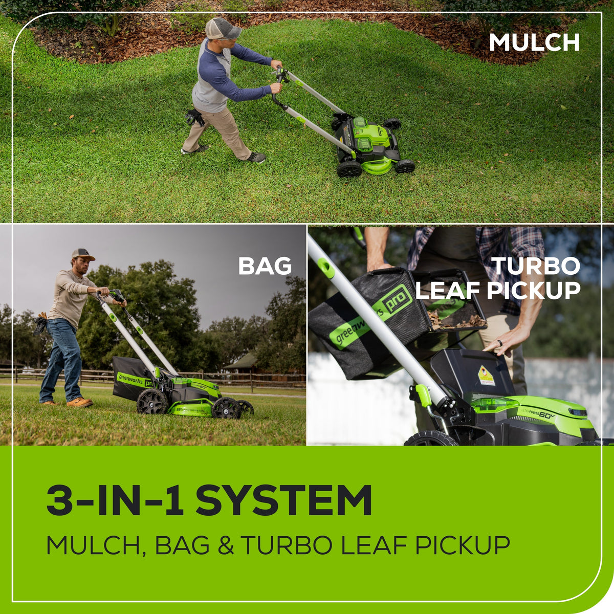 60V Cordless Self-Propelled Lawn Mower 63.5cm
