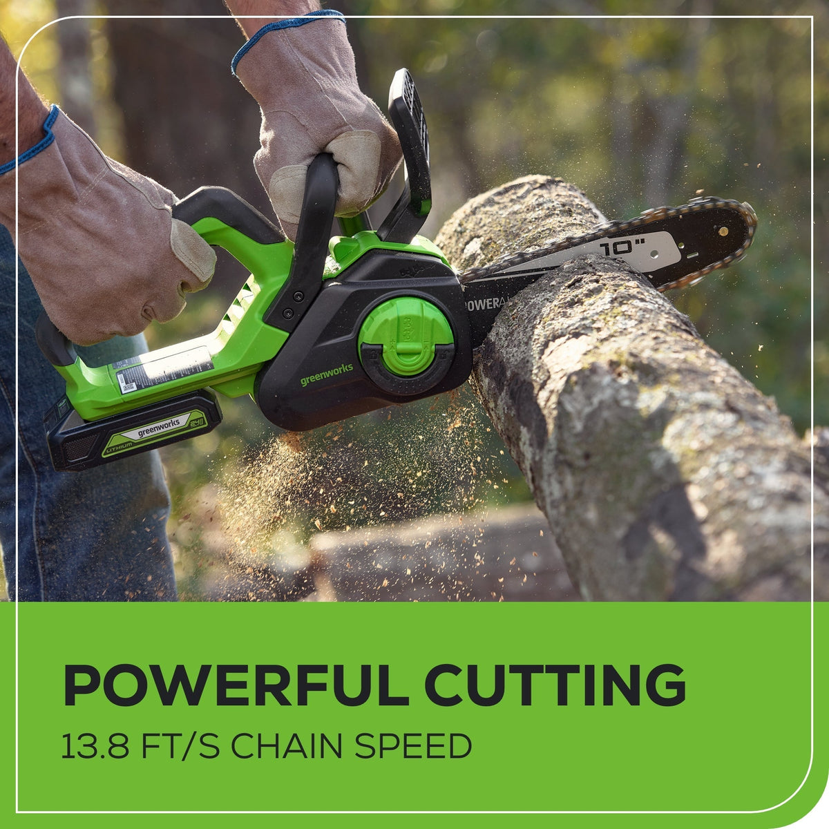 CS24B210 Cordless Chainsaw 25.4cm 24V 2.0Ah