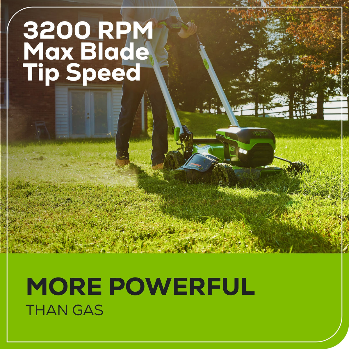 MO60L516 Cordless Push Mower Kit 53.3cm 60V 5.0Ah
