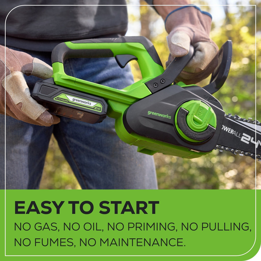 CS24B210 Cordless Chainsaw 25.4cm 24V 2.0Ah