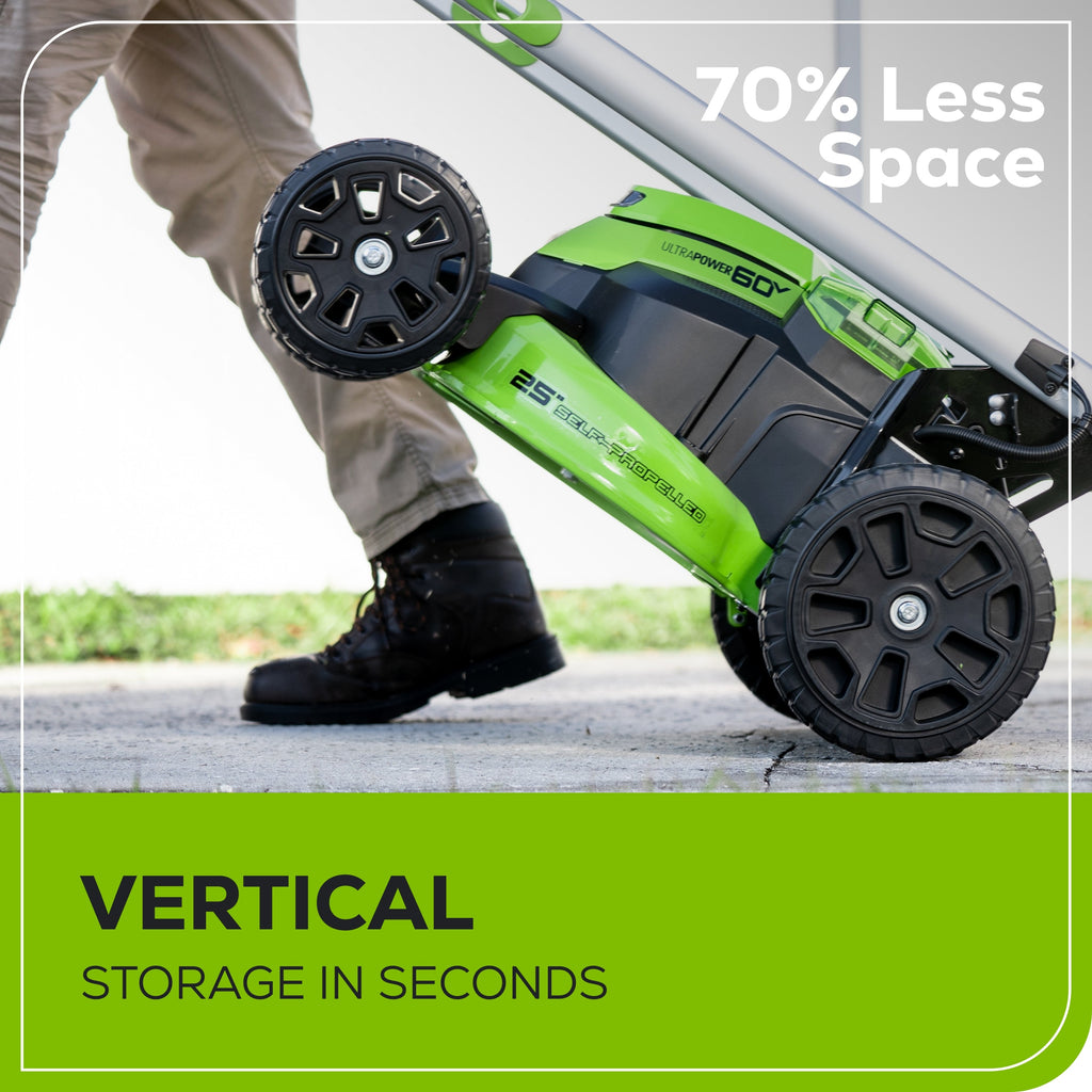 60V Cordless Self-Propelled Lawn Mower 63.5cm
