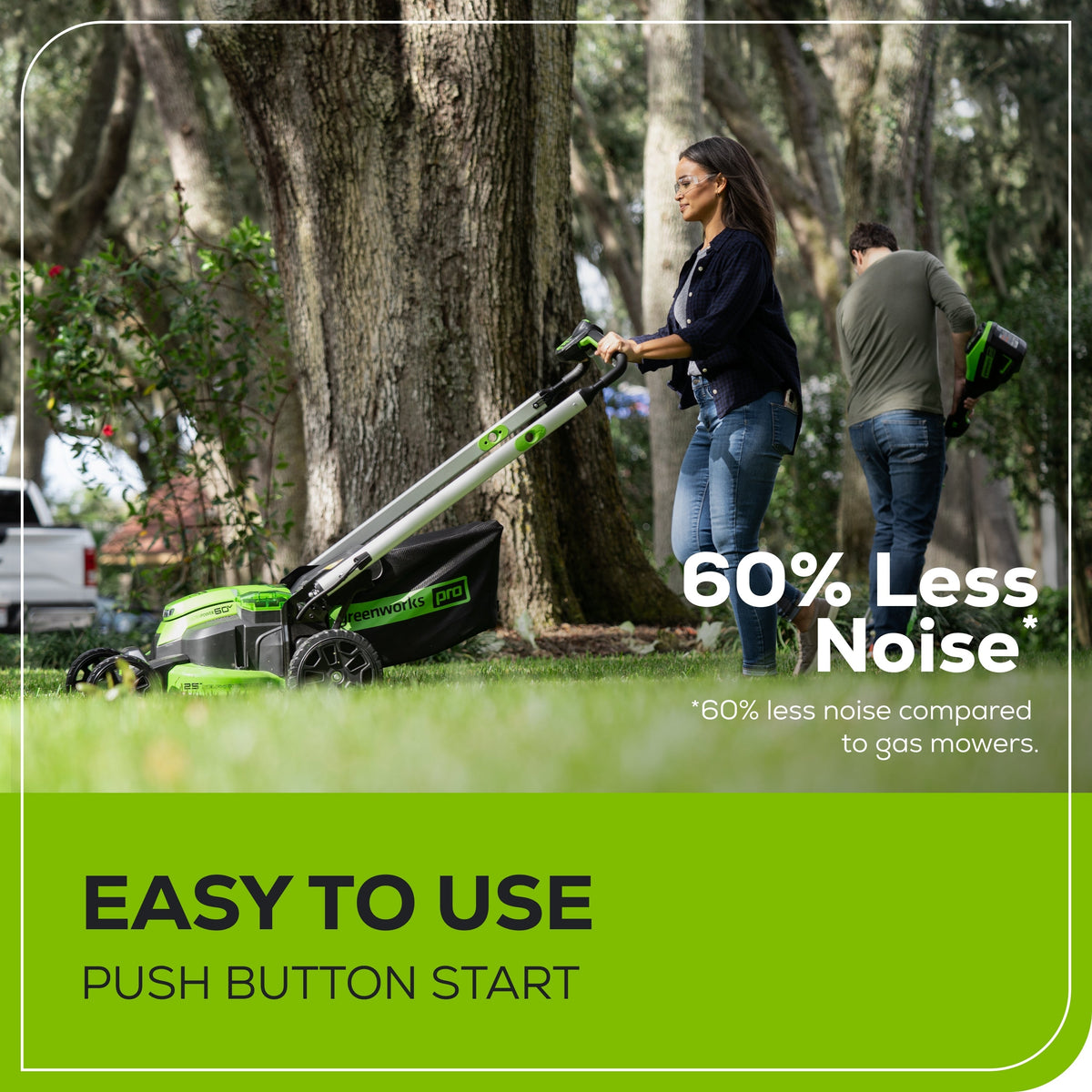 60V Cordless Self-Propelled Lawn Mower 63.5cm