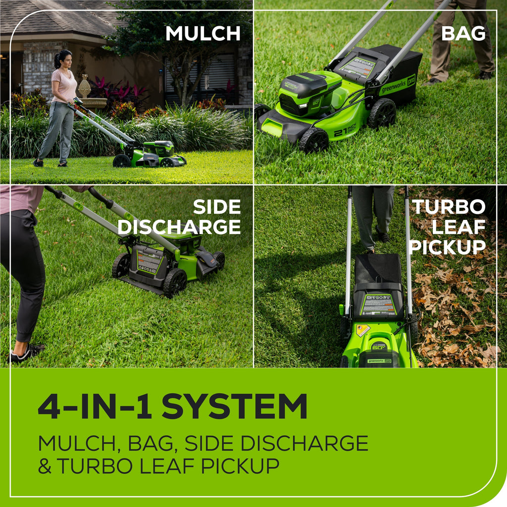MO60L516 Cordless Push Mower Kit 53.3cm 60V 5.0Ah